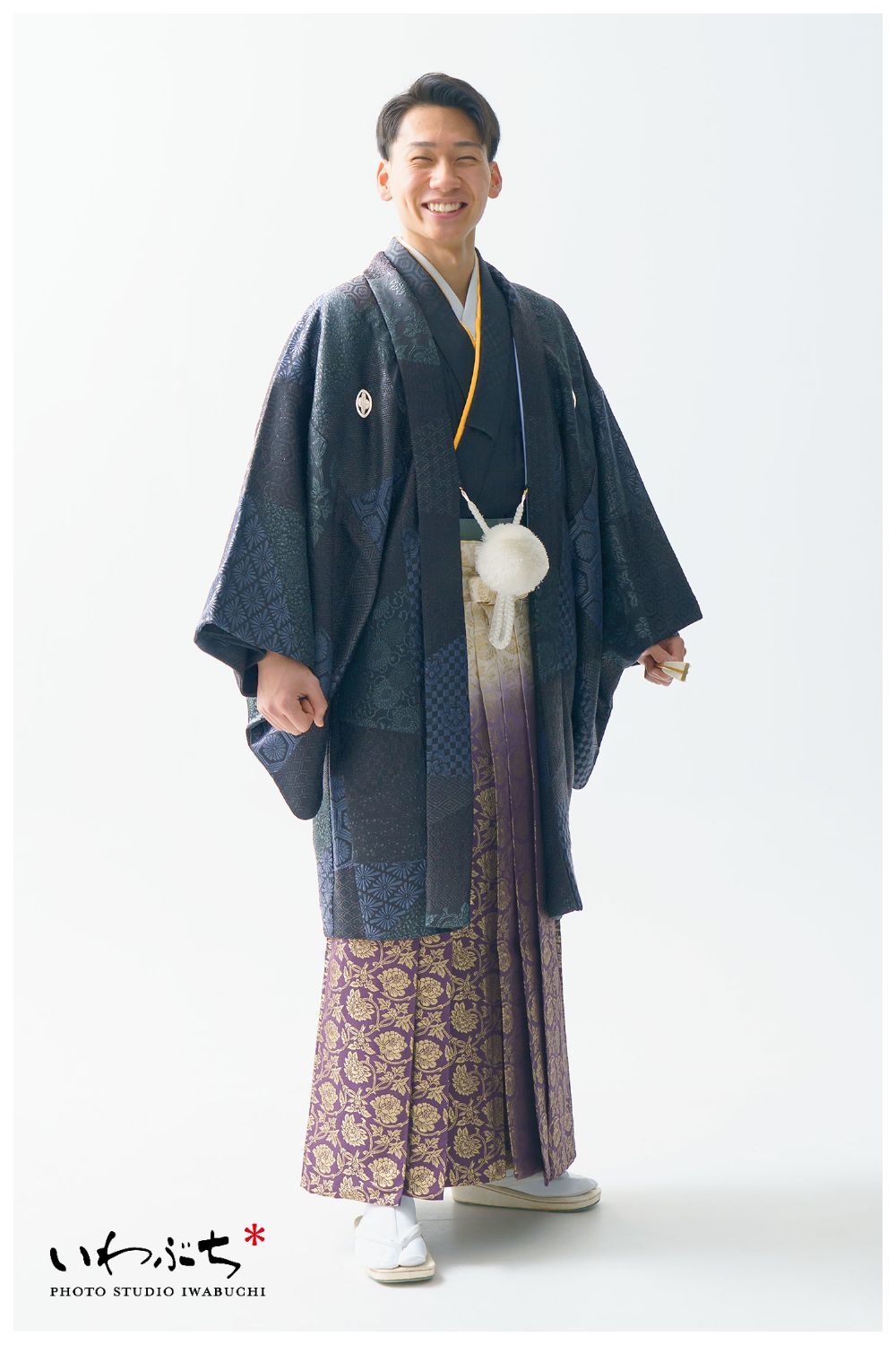 北見 いわぶち 成人写真 男の成人式 成人紋付