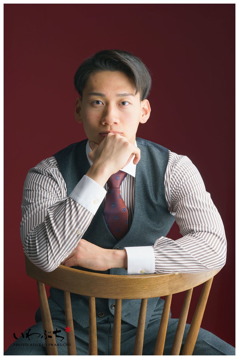 北見 いわぶち 成人写真 男の成人式 成人紋付